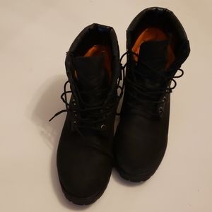 Timberland Black Boots Size 9